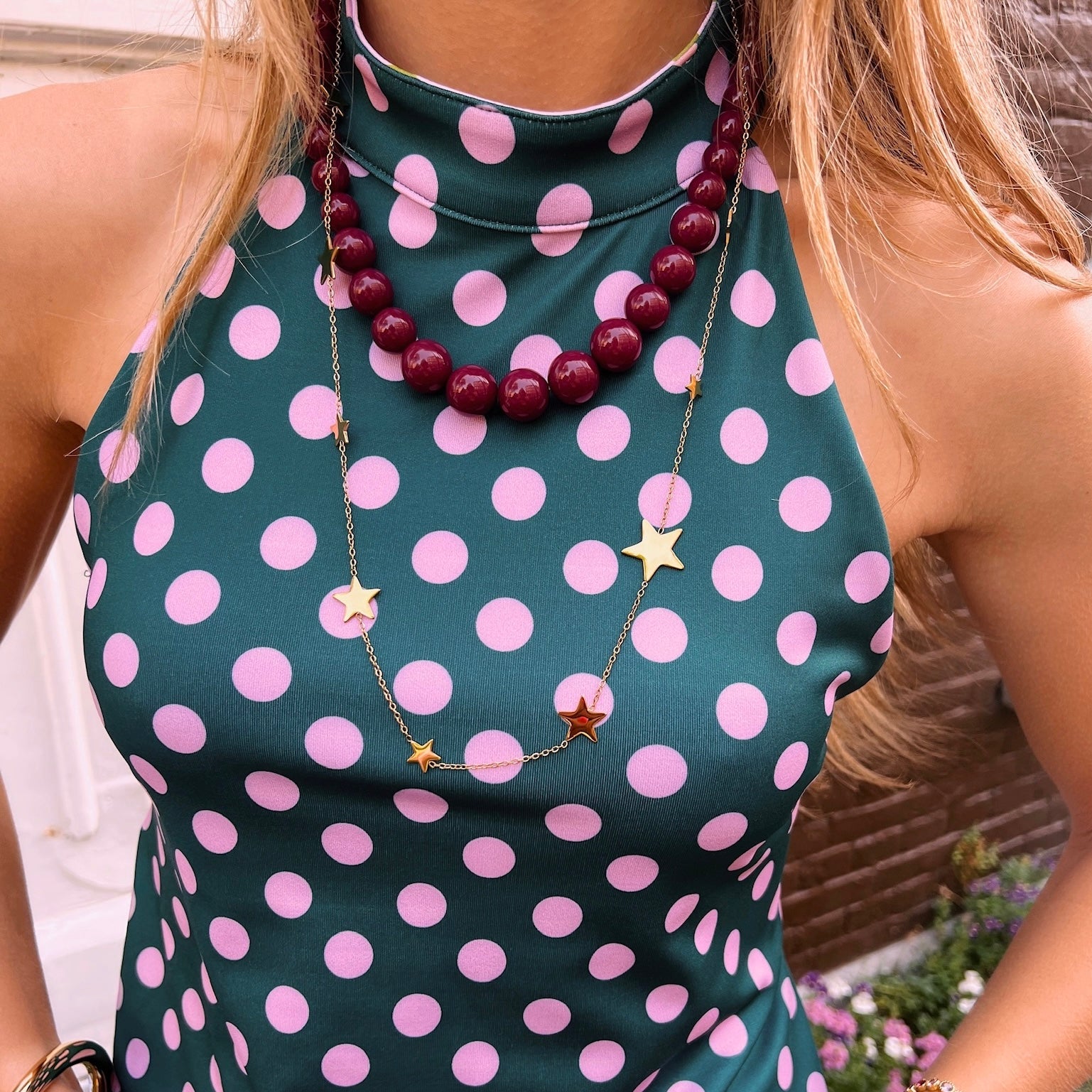 BURGUNDY BABE ketting