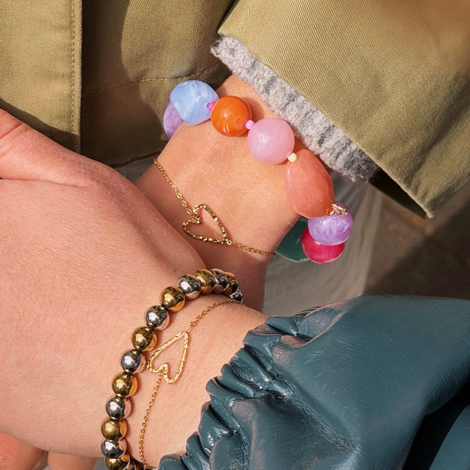 RIDE OR DIE vriendschaps-armbandenset