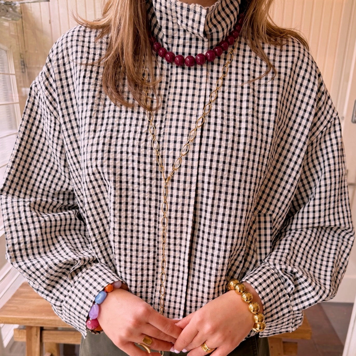BURGUNDY BABE ketting